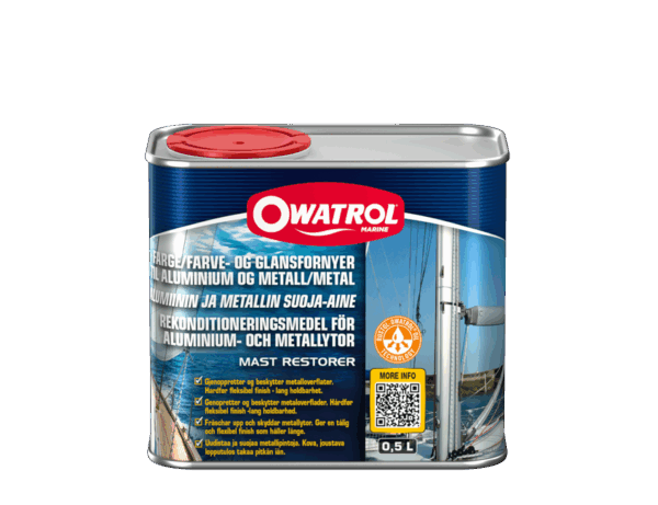 Anvendes til krom, aluminium, messing, bronze og glasfiber. F.eks. oxiderede aluminiumsmaster og glasfibermaster. Eliminerer behovet for voksning og polering.