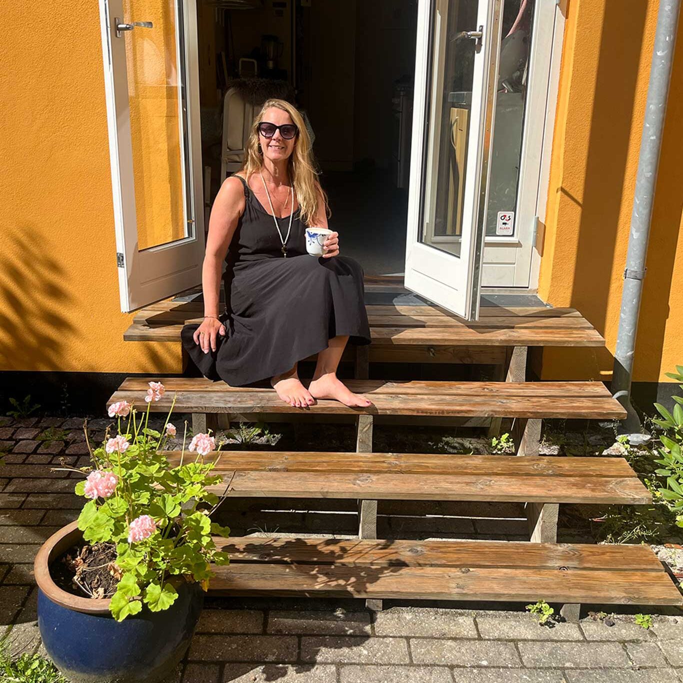 Efter behandling af trappe med Owatrol olie